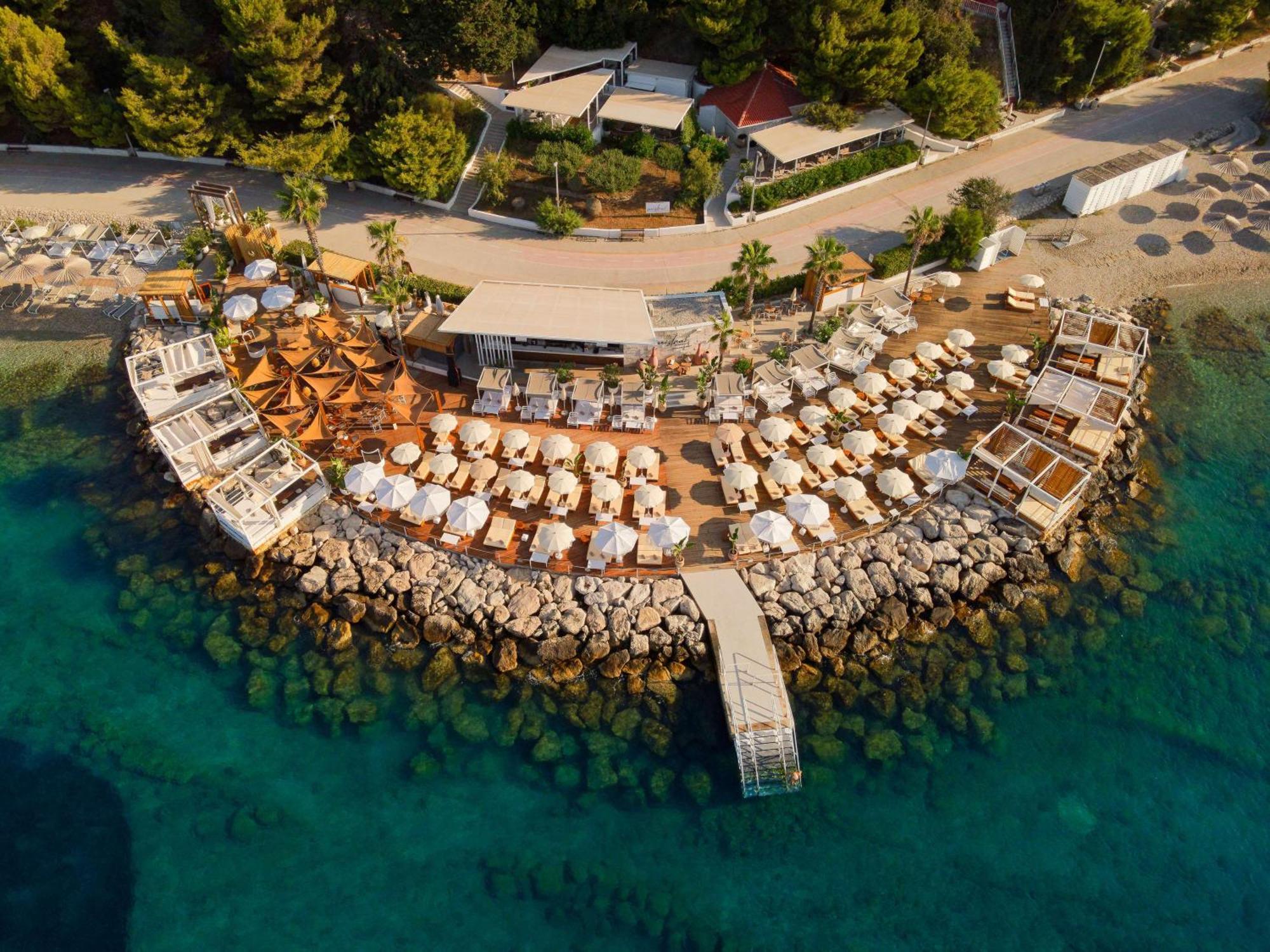 Radisson Blu Resort & Spa Σπλιτ Εξωτερικό φωτογραφία Aerial view of the restaurant