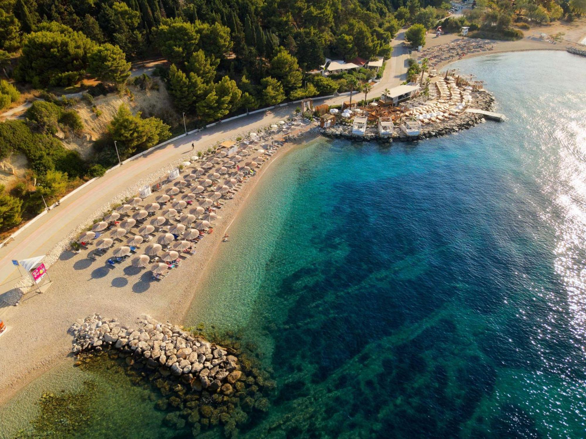 Radisson Blu Resort & Spa Σπλιτ Εξωτερικό φωτογραφία Aerial view of the beach